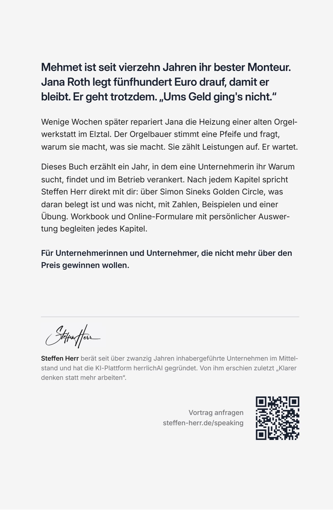 Erst das Warum. E-Book – Ansicht 2