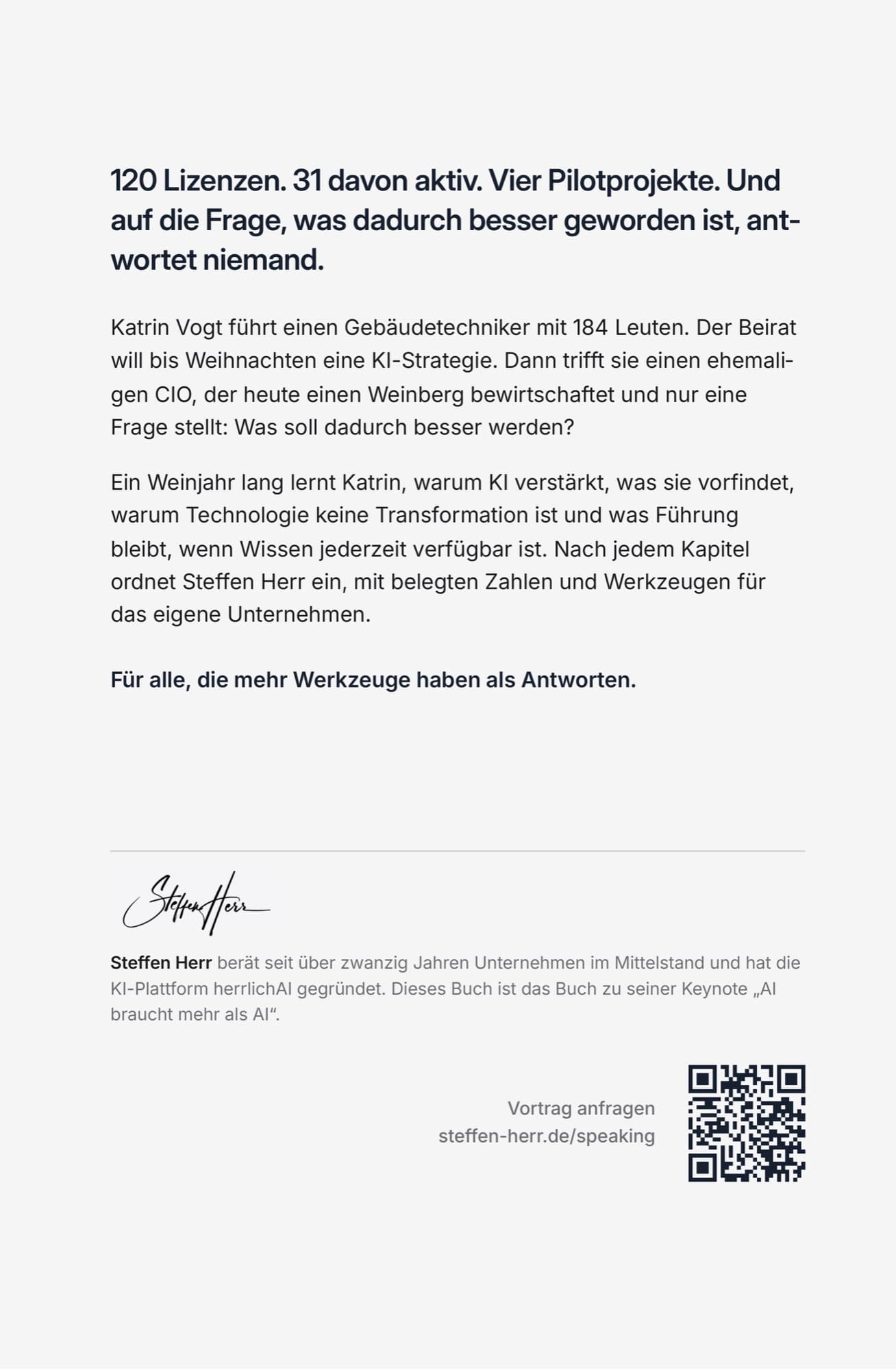 KI braucht mehr als KI. Hardcover – Ansicht 2