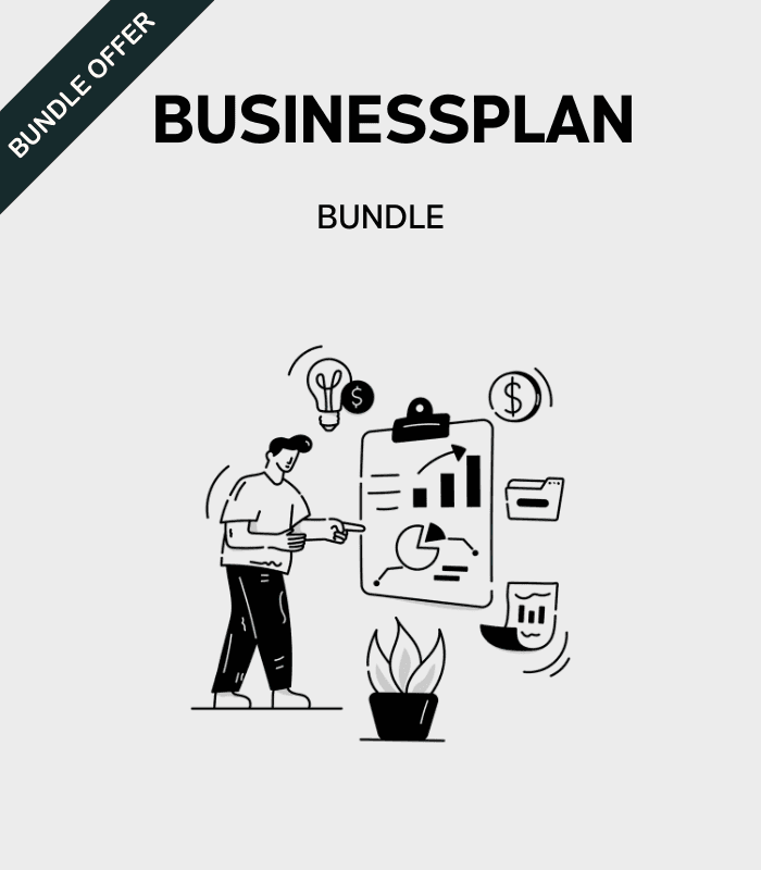 Businessplan – Textteil & Finanzplanung (Bundle)