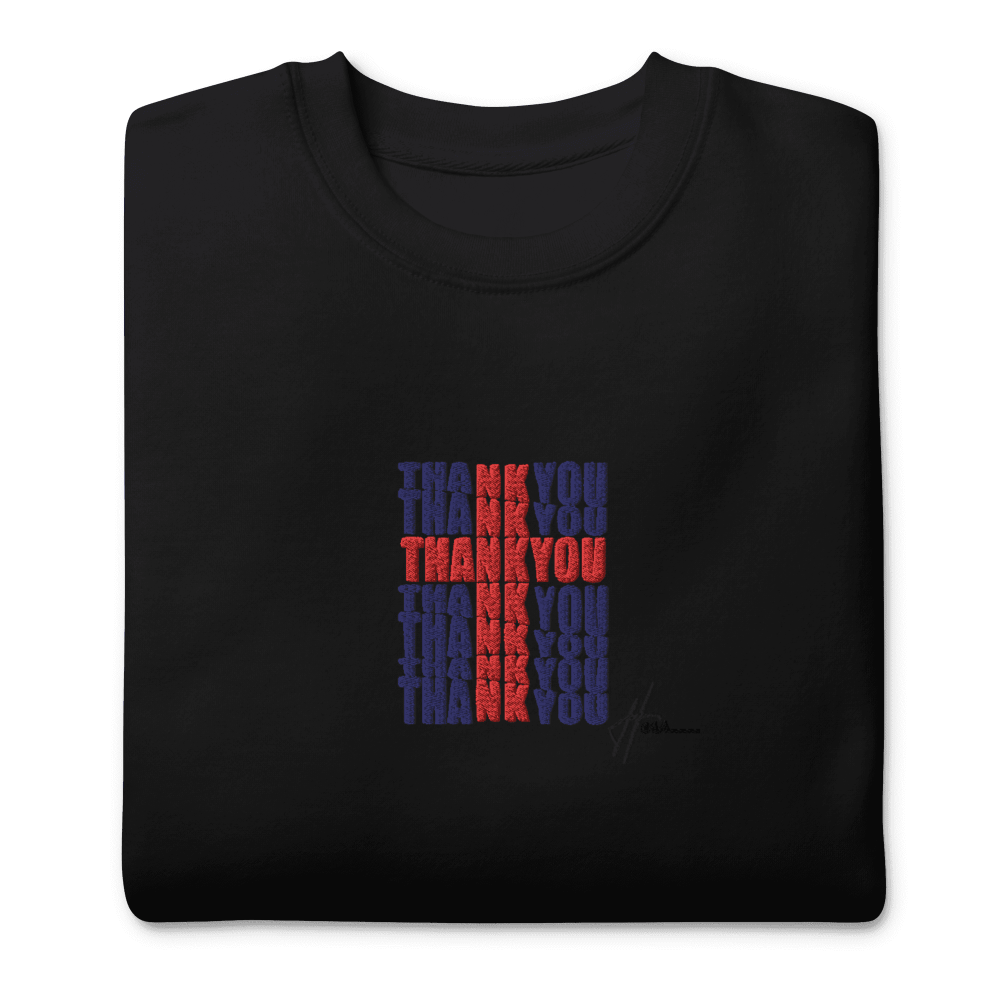 Unisex Sweatshirt „THANK YOU“ – Marke „herr.“ – View 3