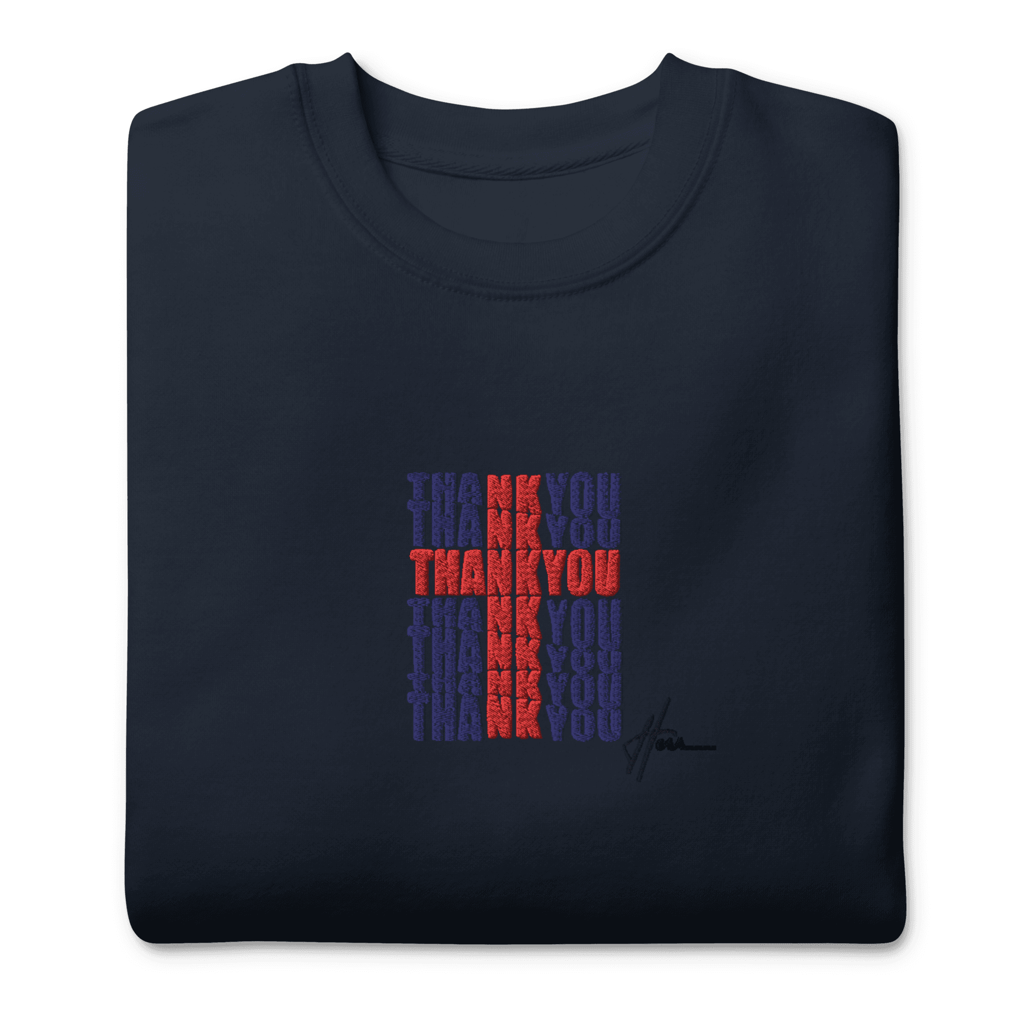 Unisex Sweatshirt „THANK YOU“ – Marke „herr.“ – View 5