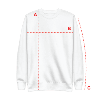 Garment measurements by size